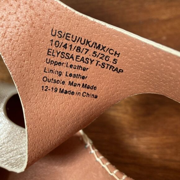 Gentle Souls Gold Elyssa Easy T-Strap Wedge Espadrilles - Picture 8 of 11